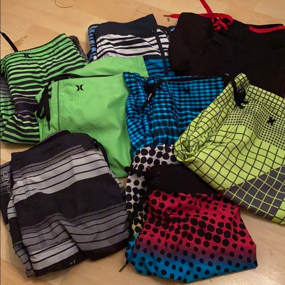 Hurley Mens Phantom DE Albas Fashion Board Shorts Multi